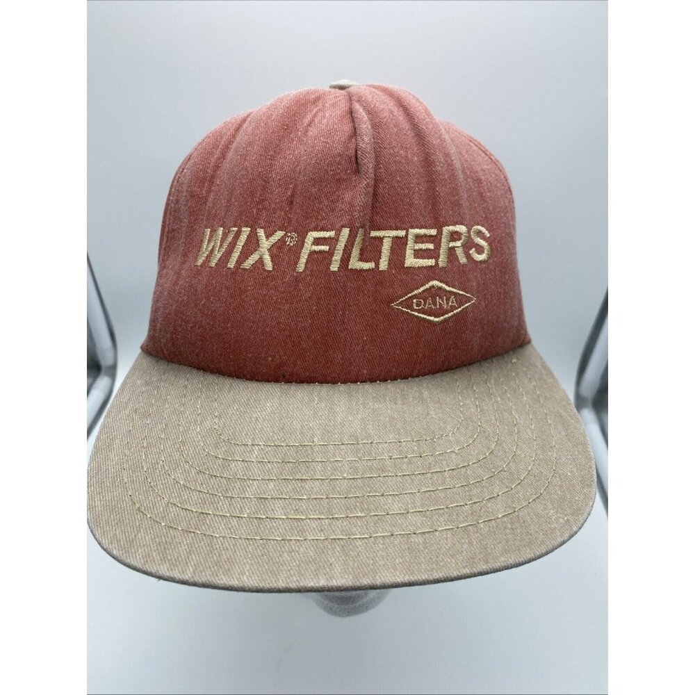 Wix Filters Dana Vintage Coral Color Baseball Cap Hat Snap-back OSFM